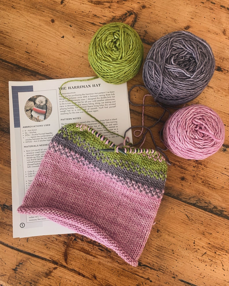 The Harriman Hat Knitting Pattern