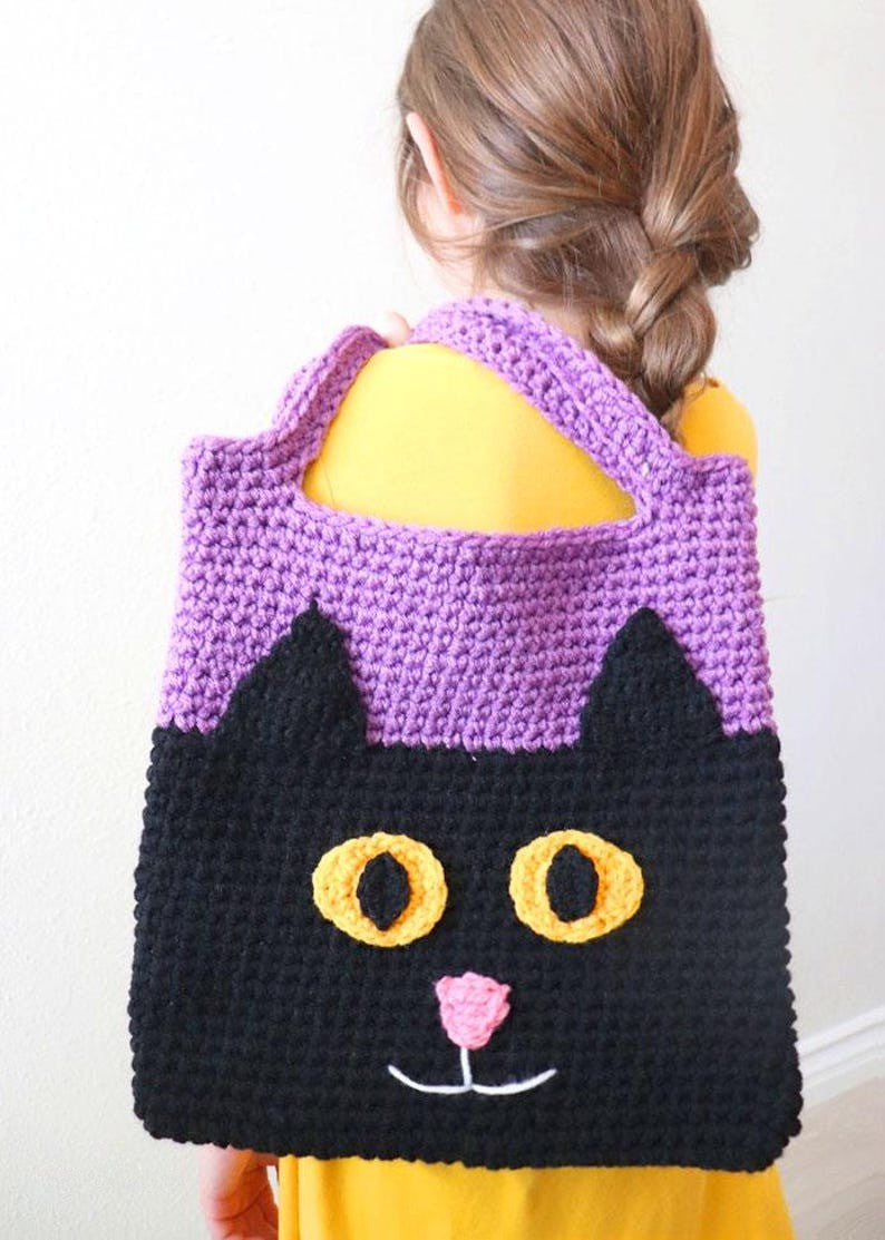 Halloween Crochet Tote Bag Pattern