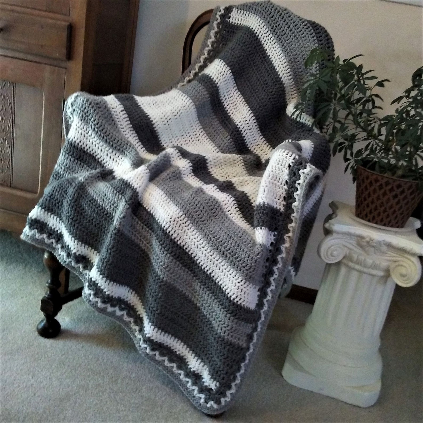 Boyfriend Blanket Crochet Pattern