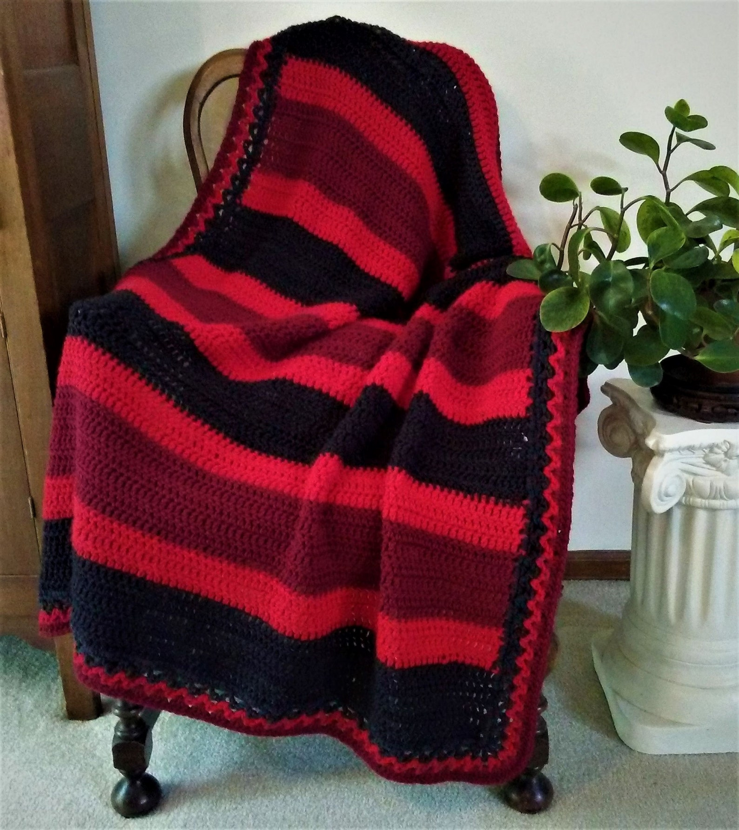 Boyfriend Blanket Crochet Pattern