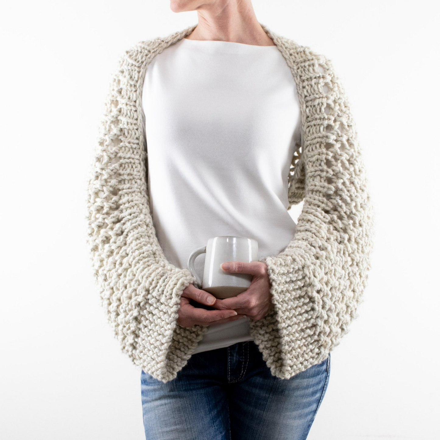 Easy Lace Shrug Knitting Pattern