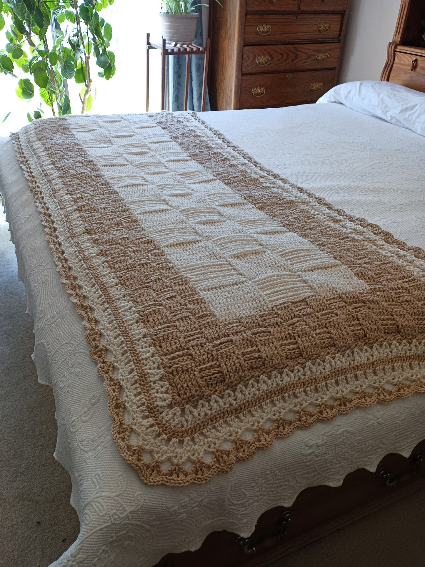 Check Mates Blanket Crochet Pattern