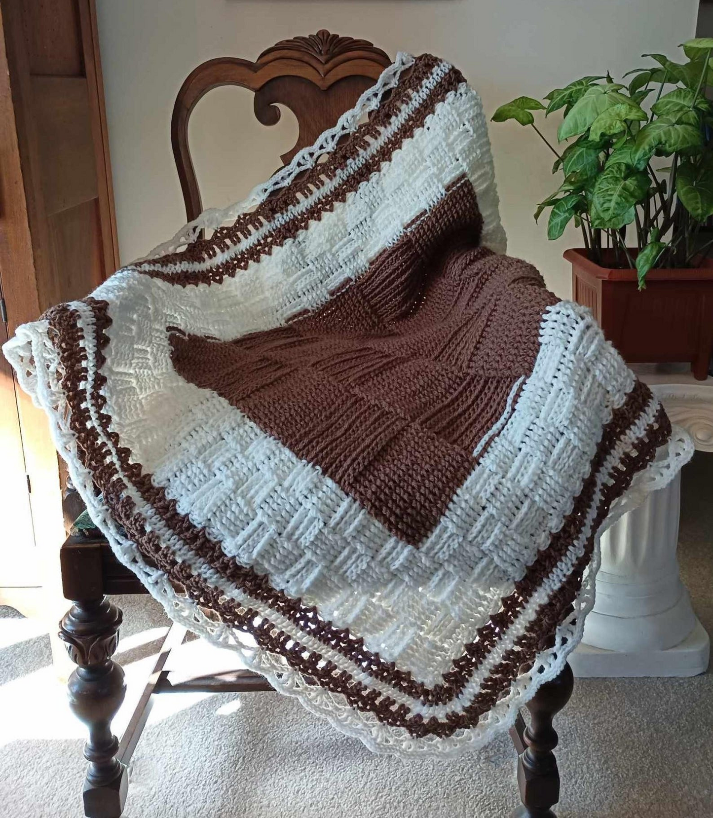 Check Mates Blanket Crochet Pattern