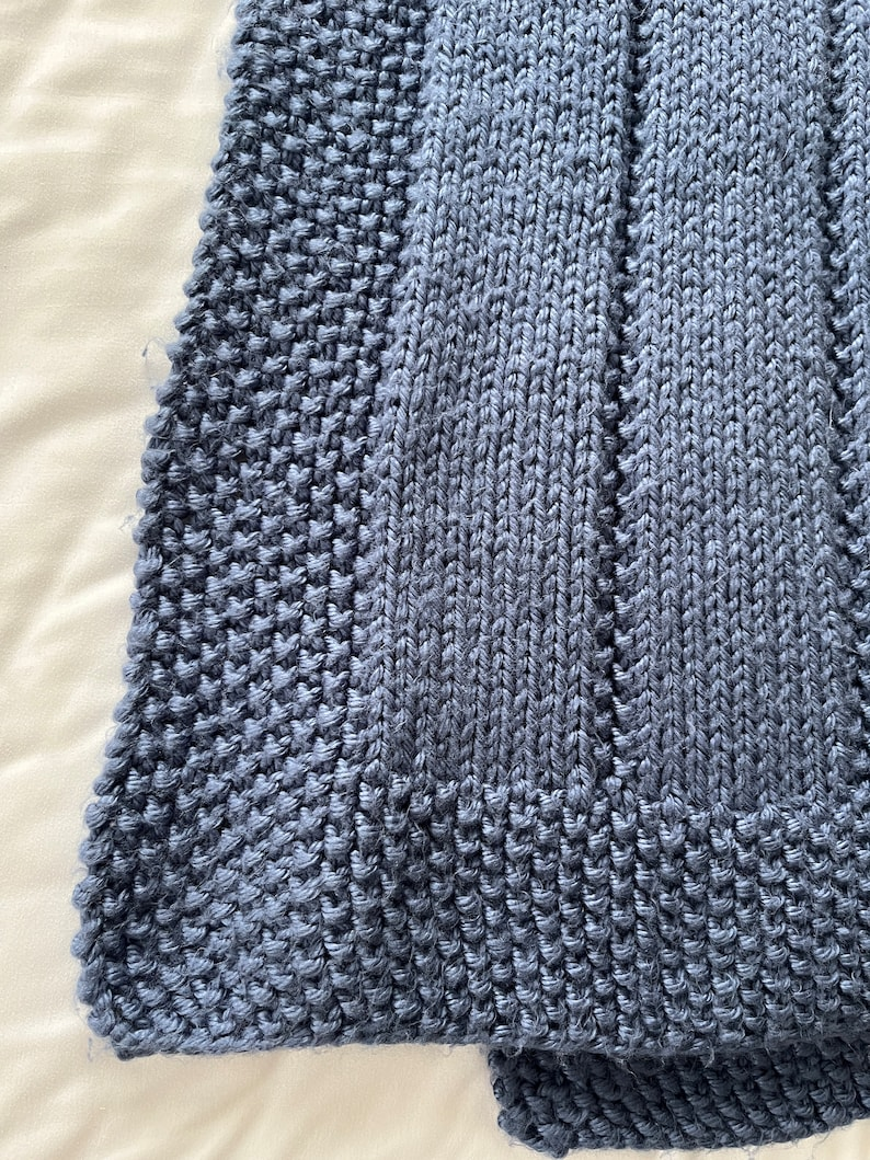 Throw Blanket Knitting Pattern for Beginner