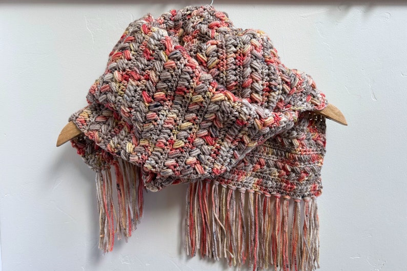 CROCHET PATTERN // Brioche Bun Scarf