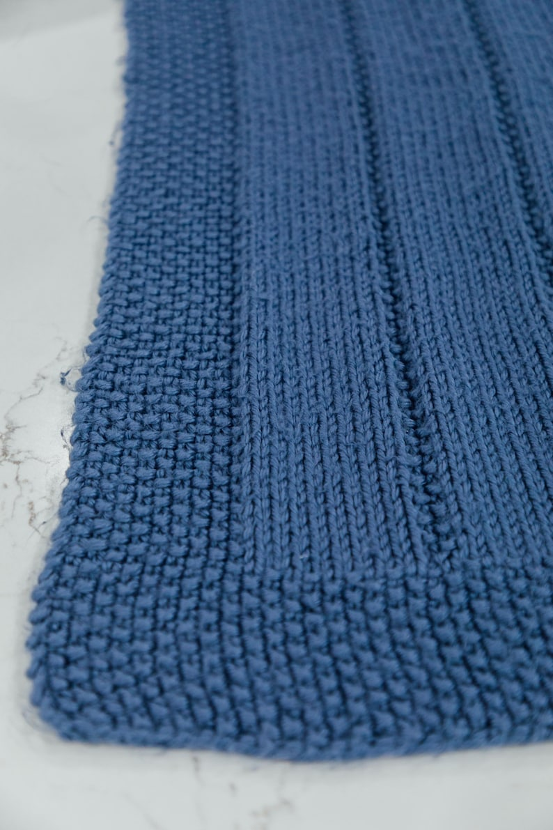 Throw Blanket Knitting Pattern for Beginner