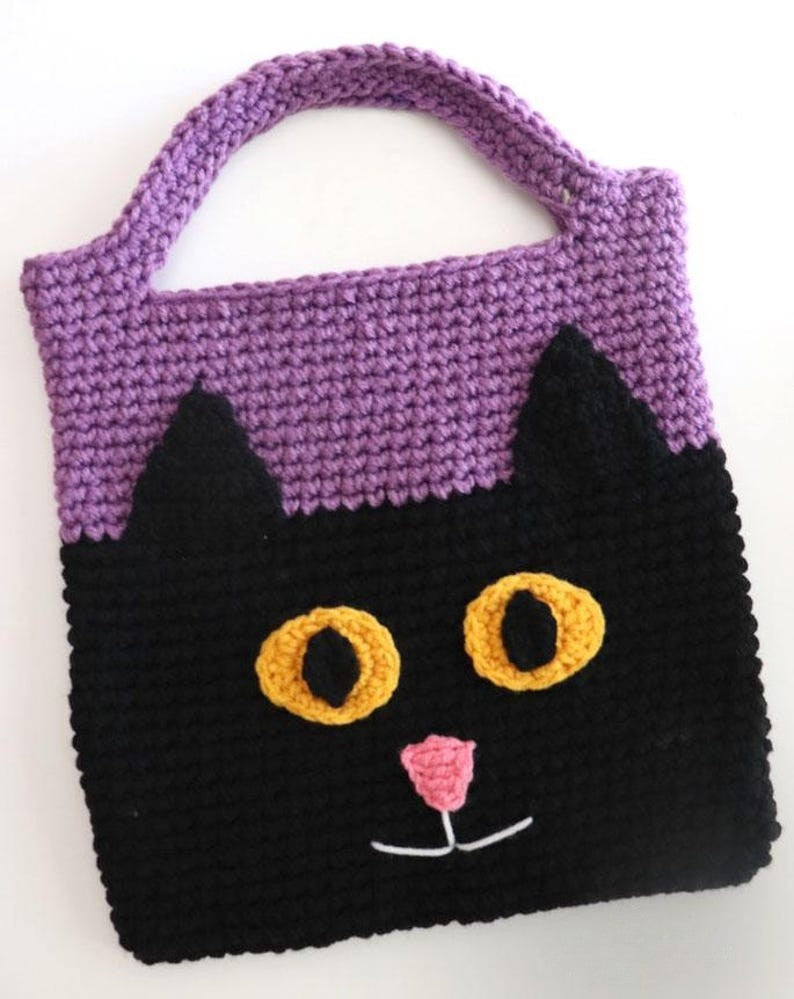 Halloween Crochet Tote Bag Pattern