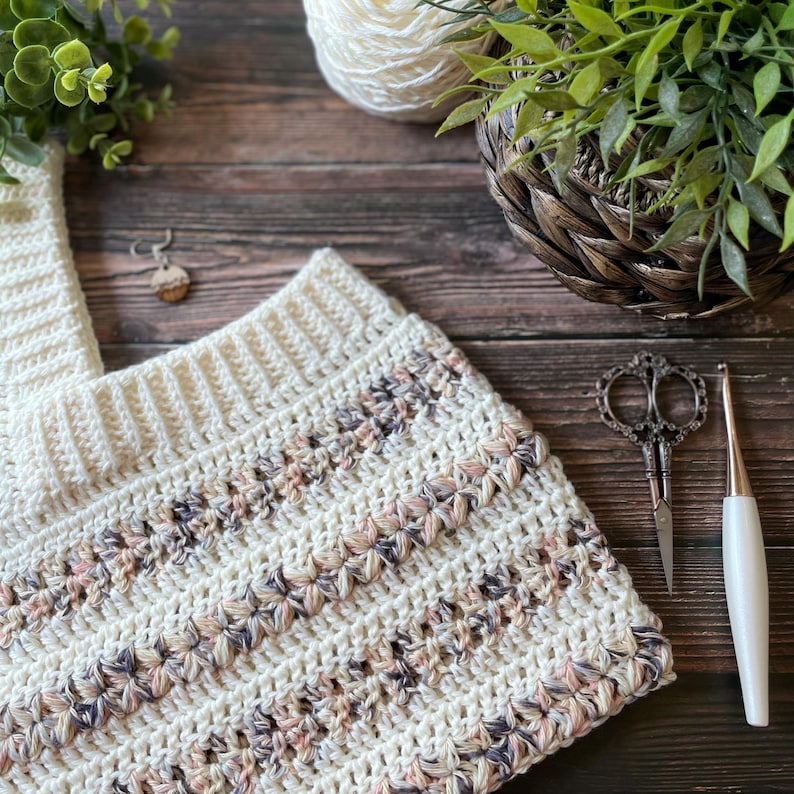 Maple Lodge Poncho Crochet Pattern