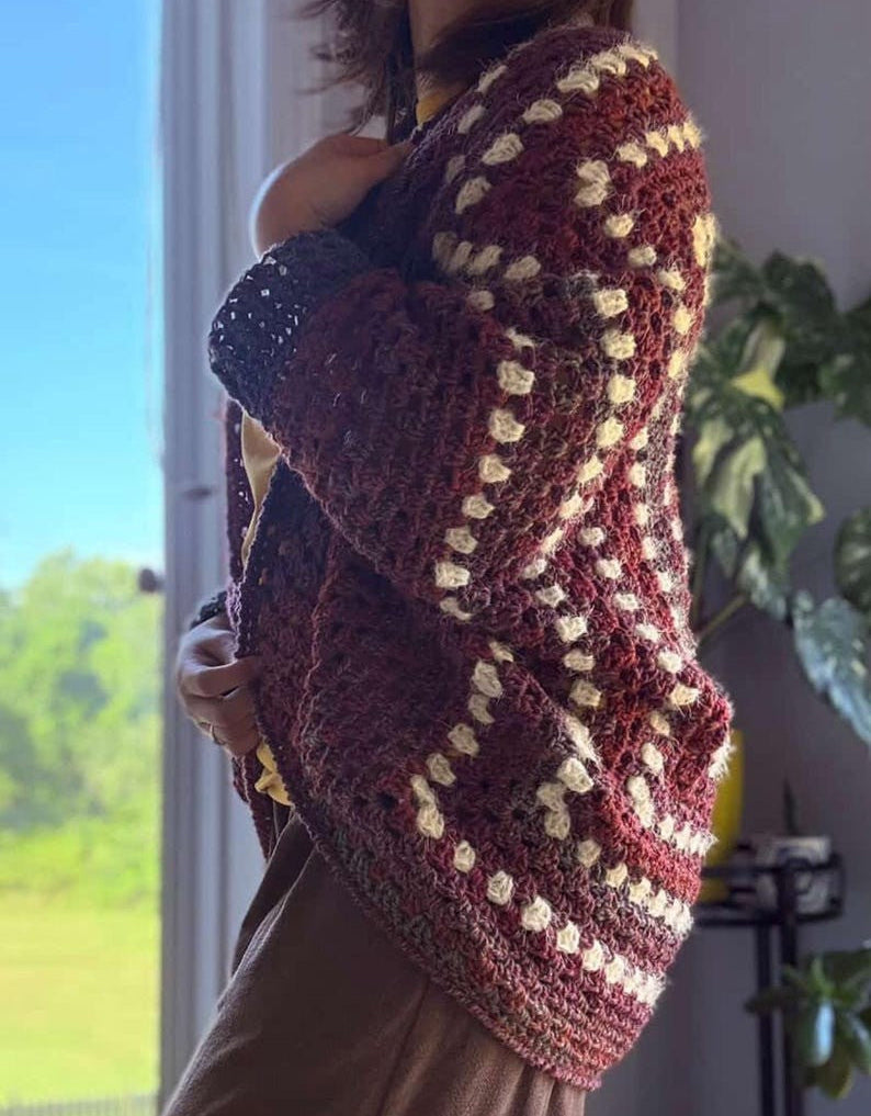 June Cocoon Cardigan Crochet Pattern