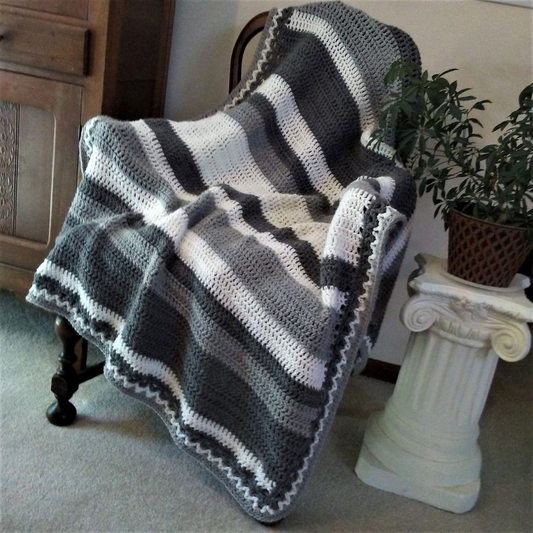 Boyfriend Blanket Crochet Pattern