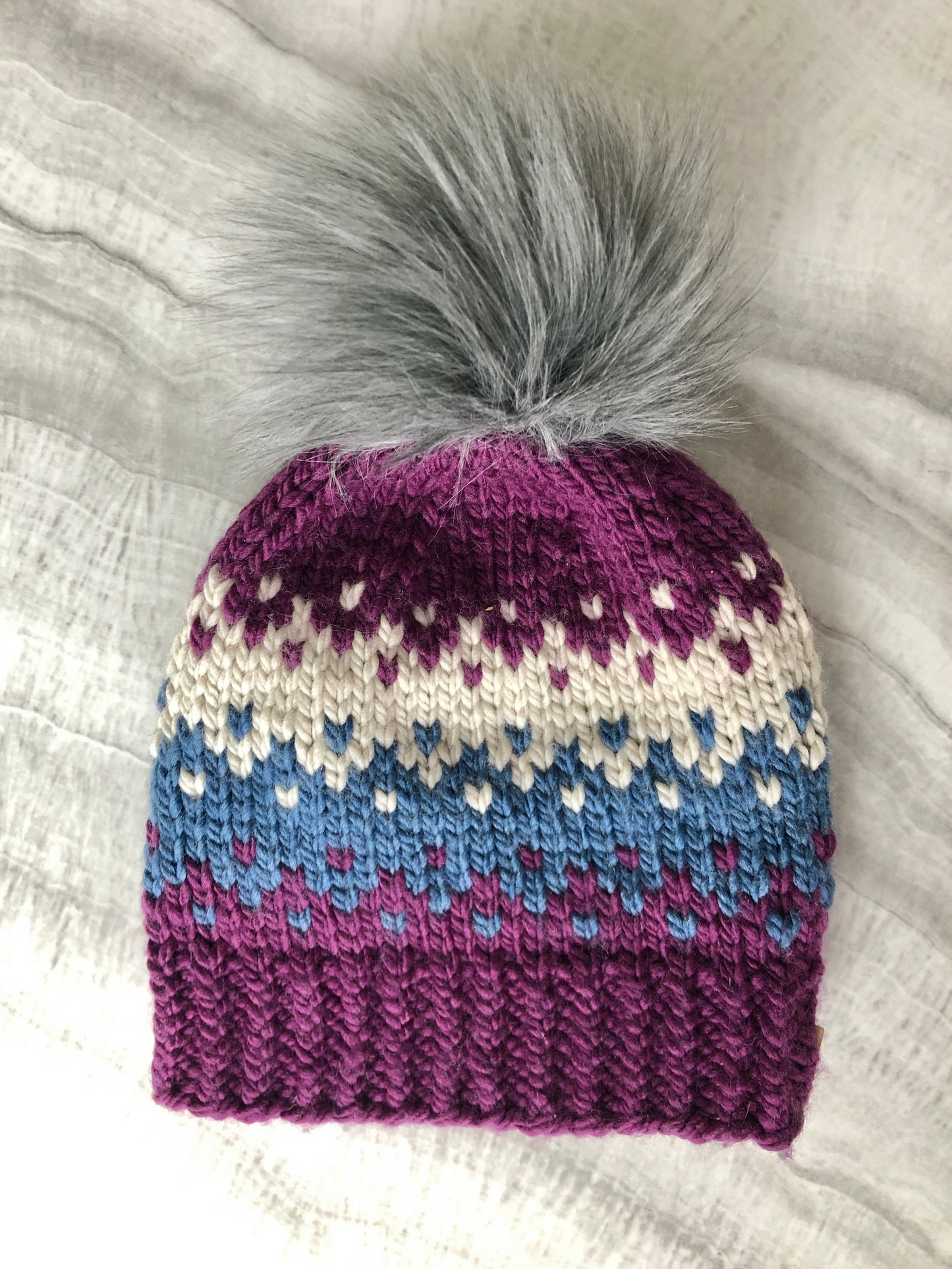 Quick Knit Fair Isle Hat Pattern