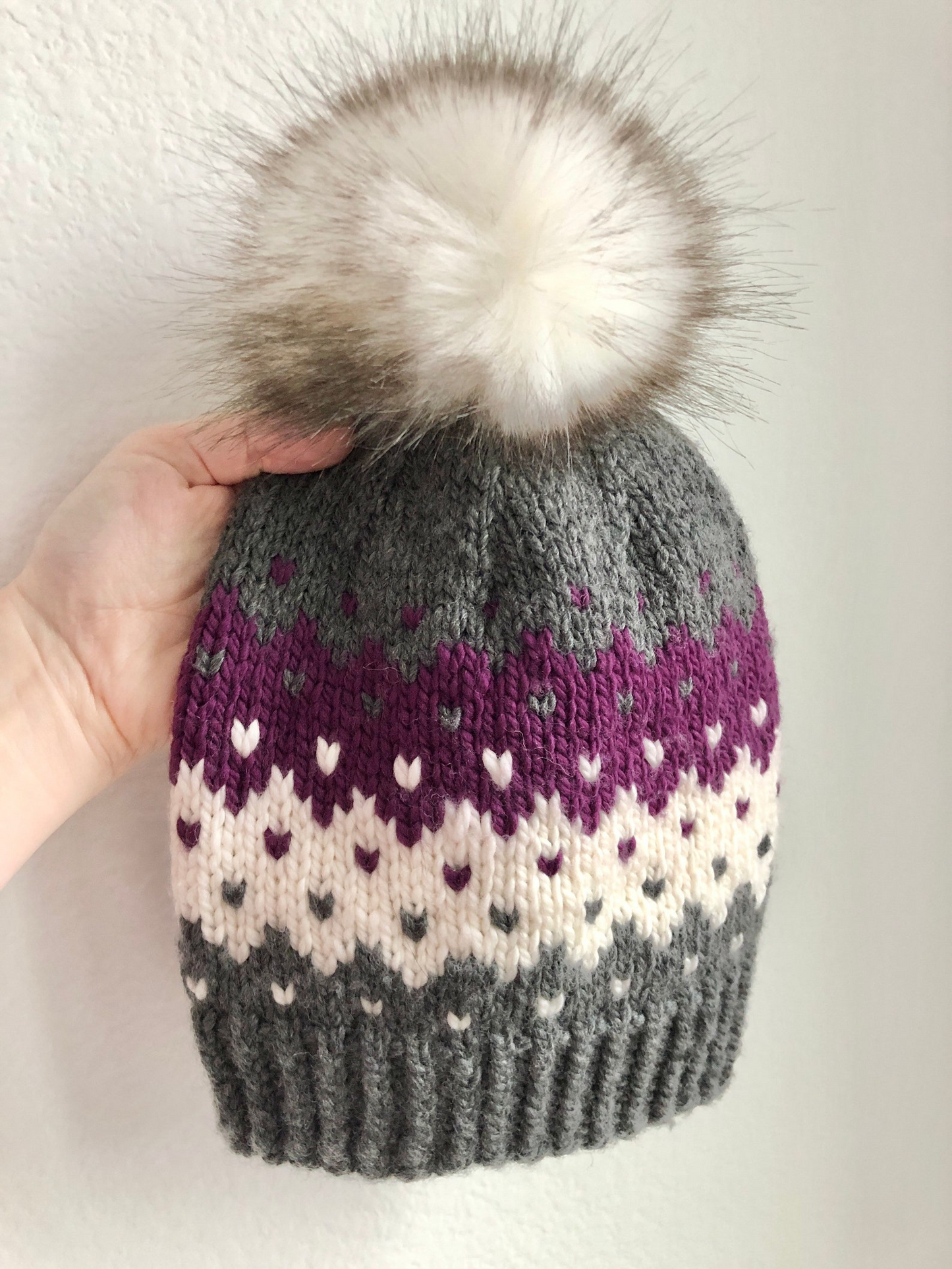 Quick Knit Fair Isle Hat Pattern