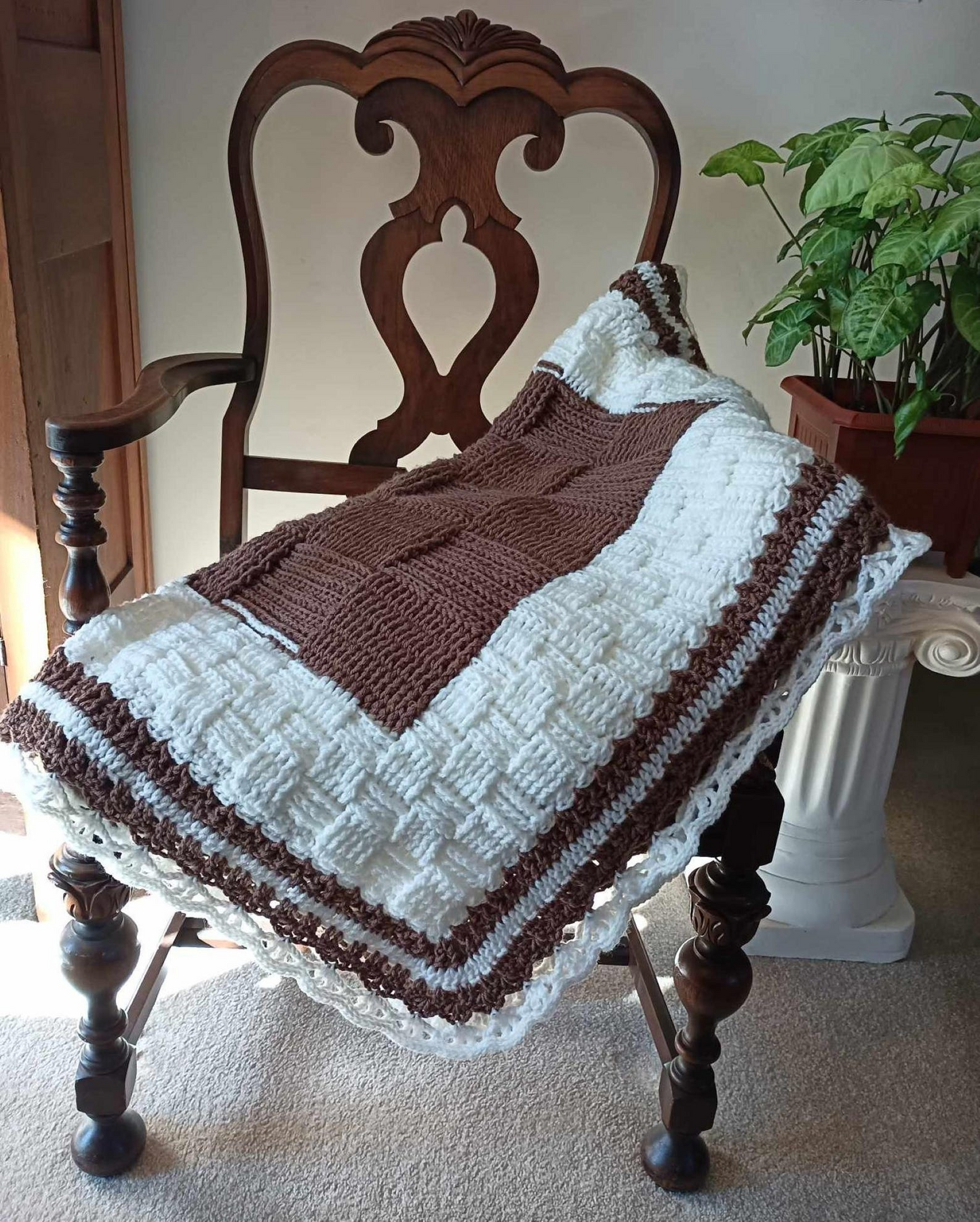 Check Mates Blanket Crochet Pattern